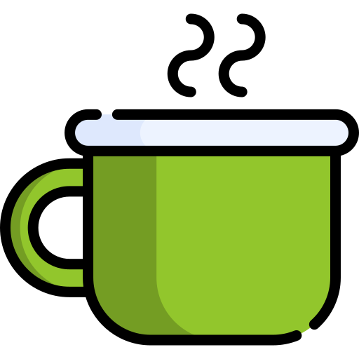 A green cup showcasing cultural significance against a black background.