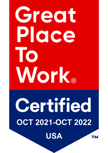 Great place to work certified.