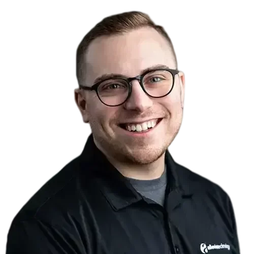 Jacob-transformed An IT expert in glasses manages and maintains your network.
