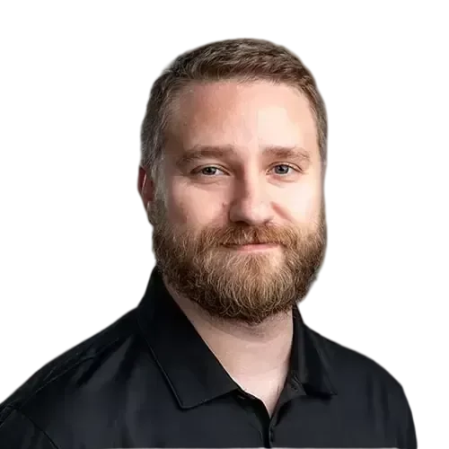 An IT expert with a beard.