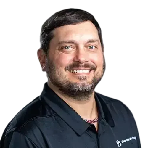 Scotty-transformed A man in a black shirt managing and maintaining IT investments.